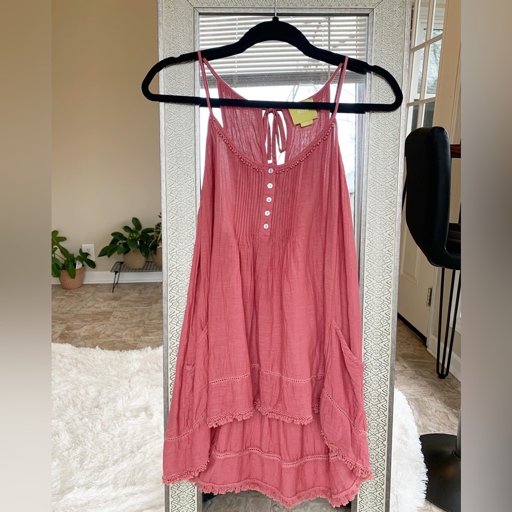 Anthropologie Maeve boho strap top